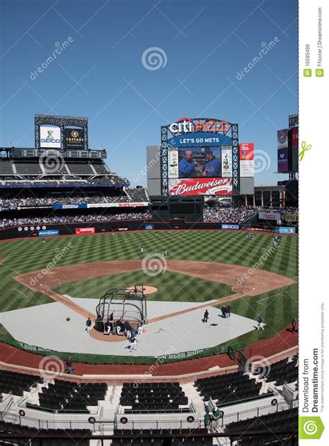 Citi Field New York Mets Editorial Stock Image Image Of York 15593499