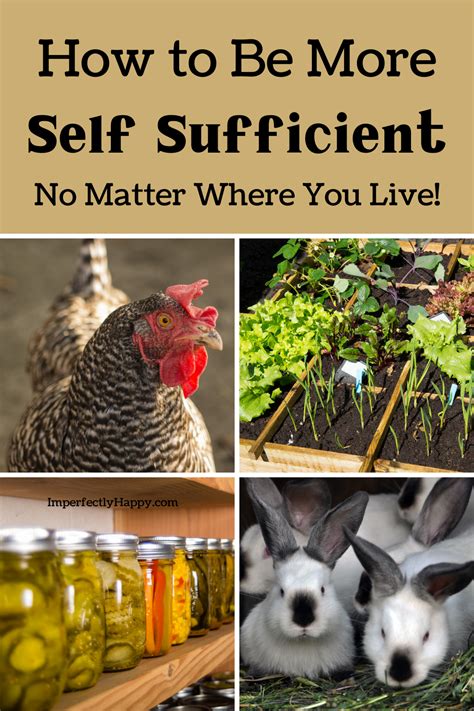 8 Keys To Self Sufficiency The Imperfectly Happy Home Self