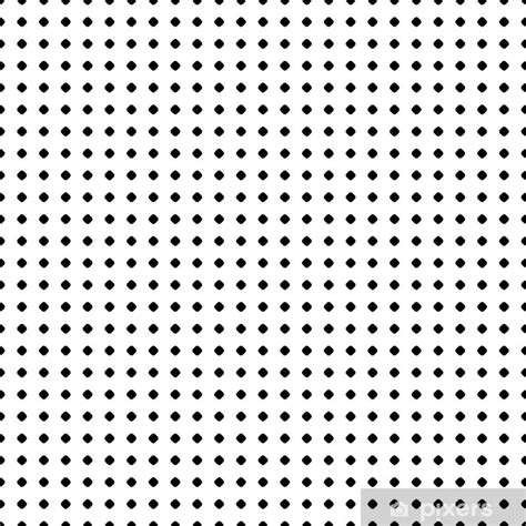 Wall Mural Polka Dot Pattern Vector Seamless Texture Abstract Black And White Geometric Backdrop