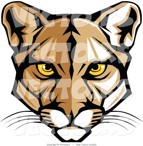 Cougar Face Clipart Clipground