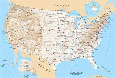 Vej Kort Over Det Vestlige Usa Road Kort Over Det Vestlige Usa