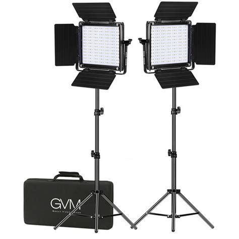 The andycine r1 is one of the best cheap rgb led video light fixtures we've used. GVM 800D-RGB LED Studio 2-Video Light Kit 800D-RGB-2L B&H ...