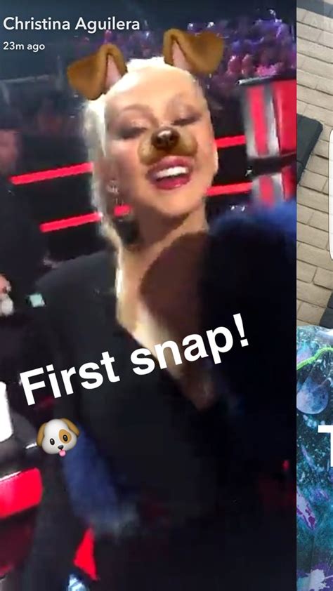 Xtina Joined Snapchat Christina Aguilera Fotp