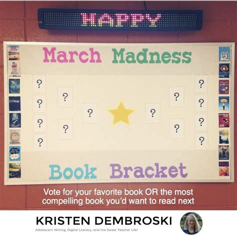 March Madness Book Bracket | Kristen Dembroski, Ph.D. | March madness books, March madness 