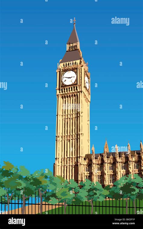 Big Ben Painting High Resolution Stock Photography And Images Alamy