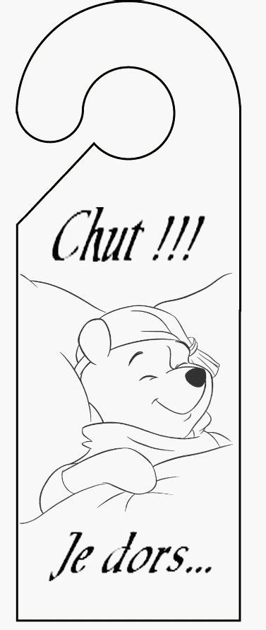 pancarte de porte winnie dort.gif (377×891) | Coloriage harry potter