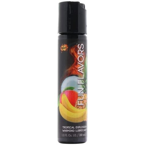 lubricante wet fun flavors efecto calor explosion tropical 30 ml sweet and sexy
