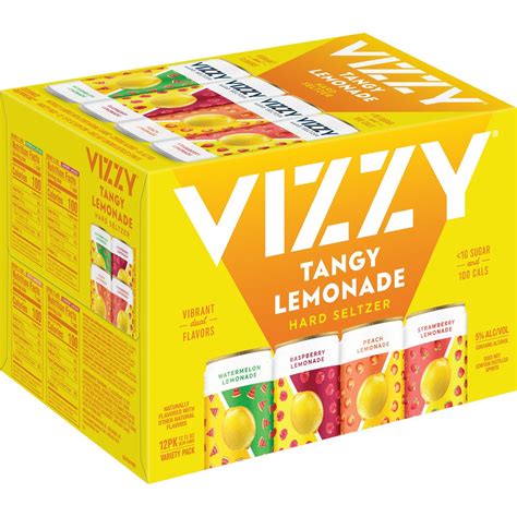Vizzy Hard Seltzer Tangy Lemonade Variety Pack 12pk12 Fl Oz Slim