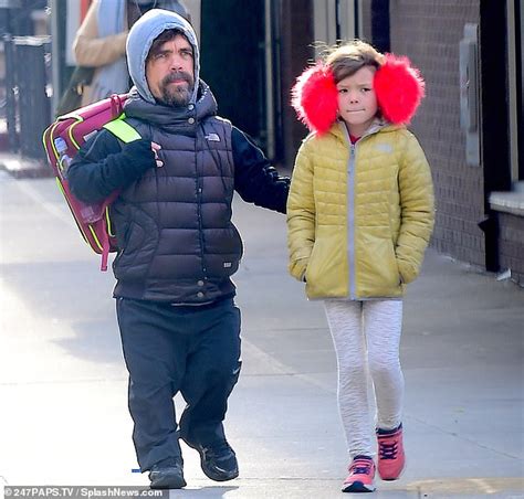 Peter Dinklage Steps Out For A Walk With His Daughter In Nyc As She