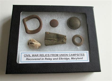 Grouping Of Relics From Civil War Campsite Maryland 4 Price Reduced