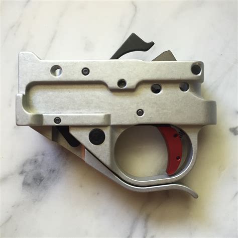 Timney Trigger Ruger 1022 Silver Housing And Red Shoe 1022 2c 16
