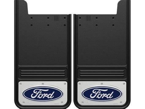 1999 2019 F Series Gatorback 12x23 Ford Logo Rear Mud Flaps Gb1223f C