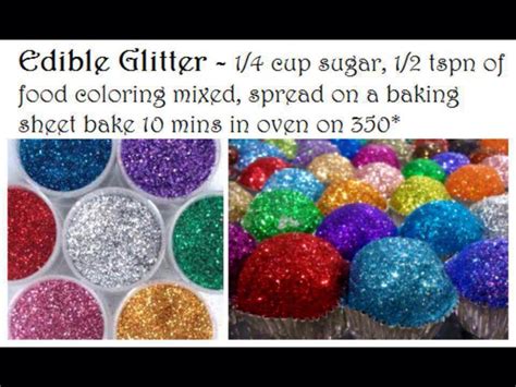 Diy How To Make Edible Glitter