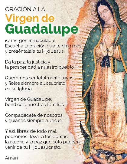 Oracion A La Virgen De Guadalupe Corta All You Need Infos