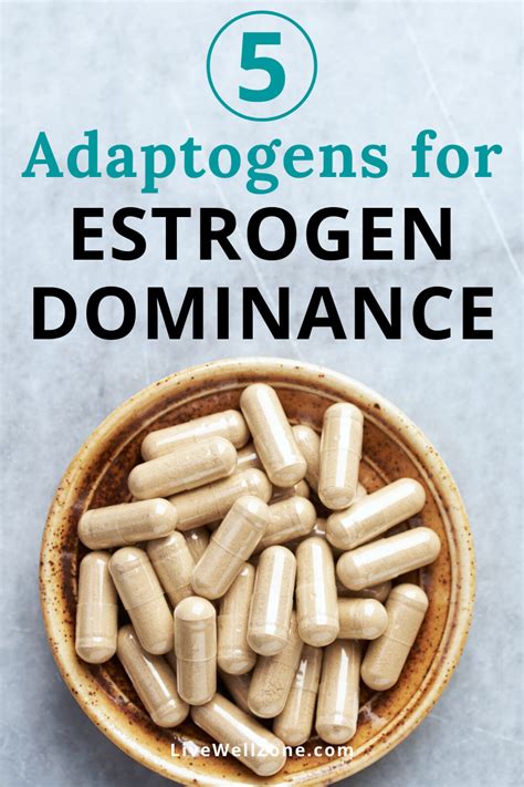 How To Use Adaptogens For Estrogen Dominance Relief Estrogen Dominance Low Estrogen Natural