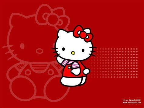 Hello Kitty Red Wallpapers Wallpaper Cave