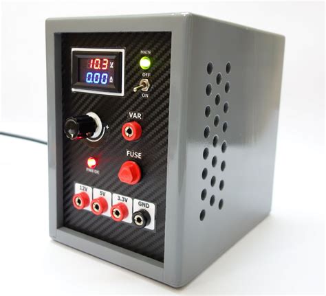 Output voltage is continuously adjustable from 1.25v to 33v with up to 3a current. Variable Benchtop ATX Power Supply | Do The DIY
