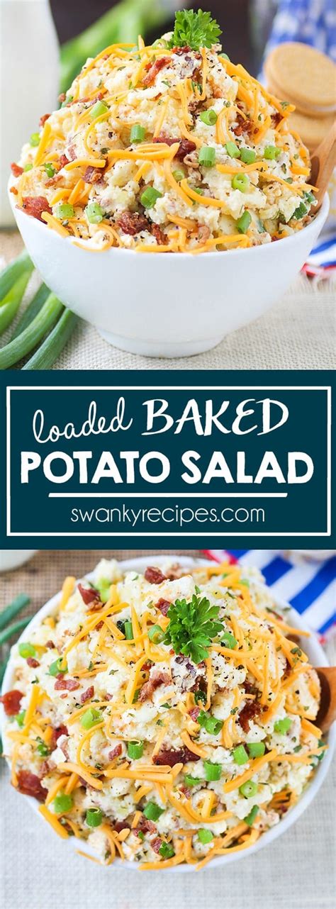 Loaded Baked Potato Salad Swanky Recipes Simple Tasty Food Recipes