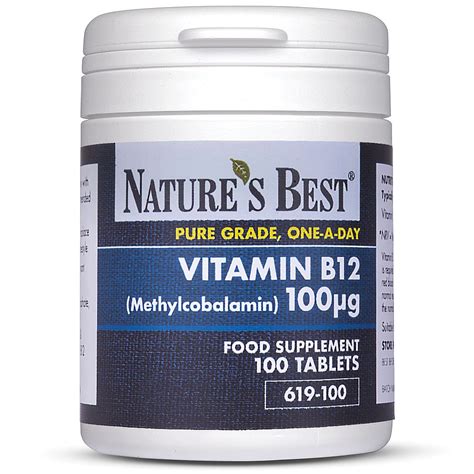 The vitamin has 500 mcg of b12, as well as other vegan ingredients. Vitamin B12 | 100µg High Strength Tablets | Nature's Best