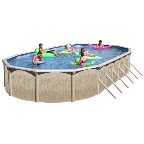 Shop Galveston 24 Foot All In 1 Above Ground Swimming Pool Kit Free