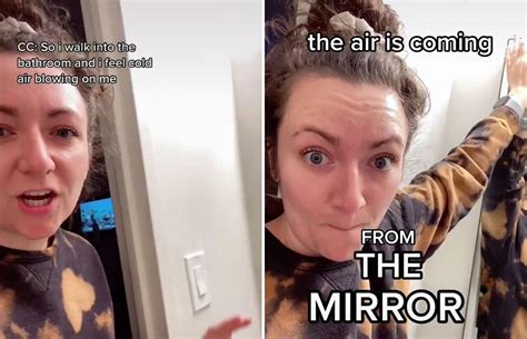 This Woman Found A Terrifying Secret Hiding Behind Her Bathroom Mirror