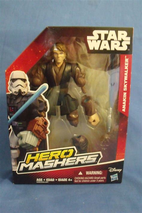 Toys Hasbro Nib Disney Star Wars Hero Mashers Anakin Skywalker Star