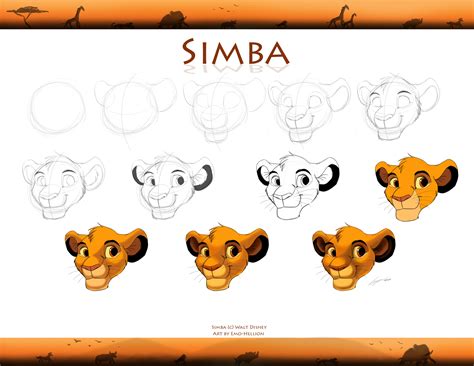 How To Draw Simba Simba Photo 9881688 Fanpop