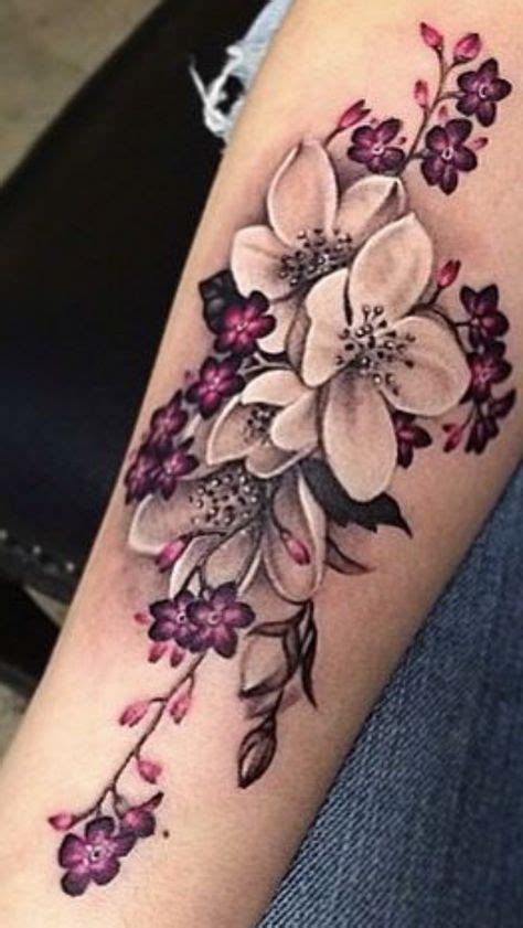 This Is Such A Pretty Flower Tattoo Design Pretty