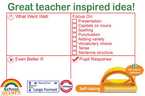 Teachertalk Teacher Talk Blog Mfl Marking Stamp Idea