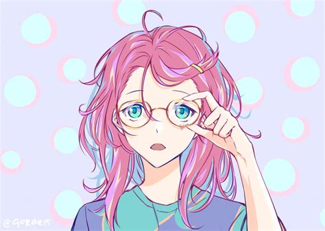 Wallpaper Girl Glasses Anime Art Hd Widescreen High Definition Fullscreen