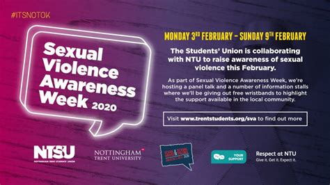 Sexual Violence Awareness Week At Ntu Aims To Show Solidarity With