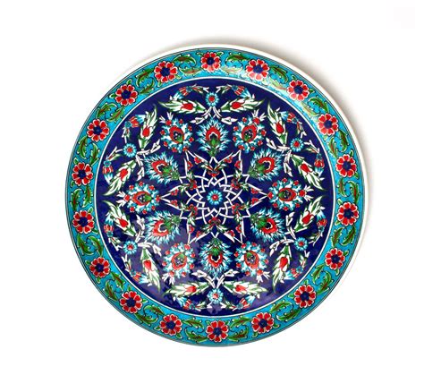 Iznik Platter Japanese Pottery Handmade Turkish Art Turkish Tiles
