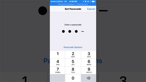 How To Set 4 Digit Passcode In Apple Iphone Ios Youtube