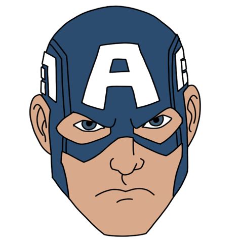 You can find here 2 free printable coloring pages of mario tennis. Captain America Cartoon Drawing | Free download on ClipArtMag