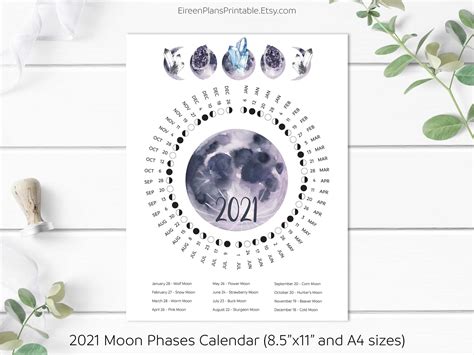 Calendar With Moon Phases Printable Example Calendar Printable