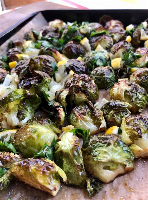 Lemon Roasted Brussels Sprouts Gemmotherapy With Lauren Hubele
