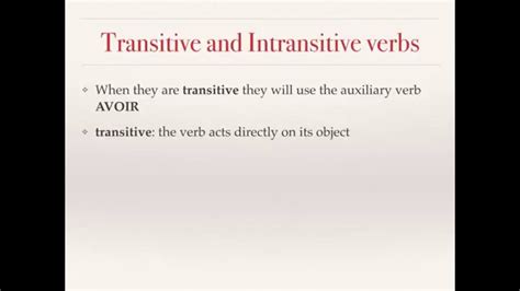 What Is A Transitive Verb In French Vbated