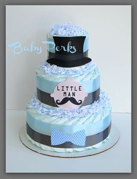 Create your own party pack by adding items from below: Little Man Diaper Cake Mustache Baby Shower Mustache Party