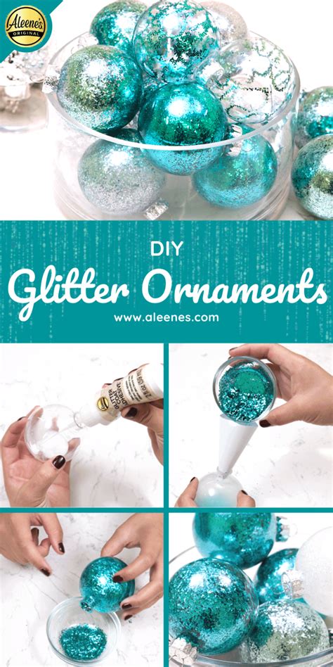 Diy Glitter Ornaments Artofit