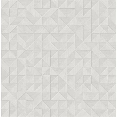 A Street Prints Gallerie Light Grey Geometric Wood Light Grey Wallpaper