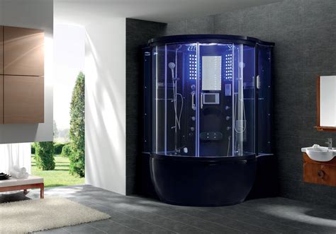 Steam shower cabins panel & hydrocolumn showers shower trays shower heads. Jacuzzi Whirlpool Bath Tub Shower Steam Sauna Massage Jets ...