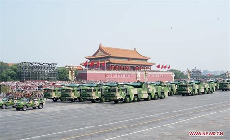 China Unveils Dongfeng 17 Conventional Missiles In Military Parade70th