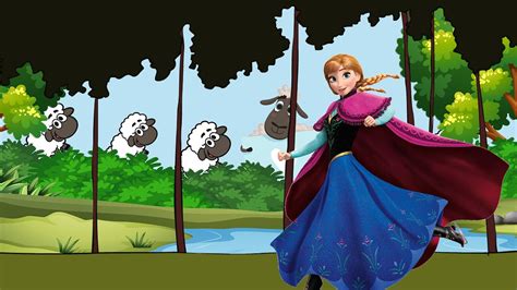 Lil Bo Peep Has Lost Her Sheep With Anna Nursery Rhyme For Kids Youtube