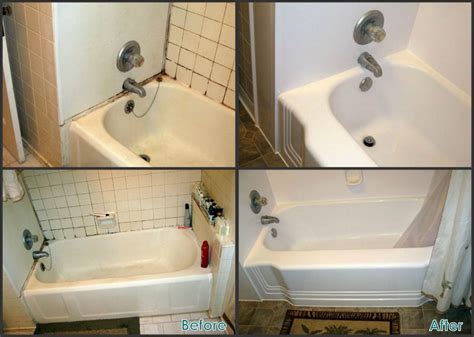 Look at that sleek new bathtub. This image shows two angles of the same bath that ...