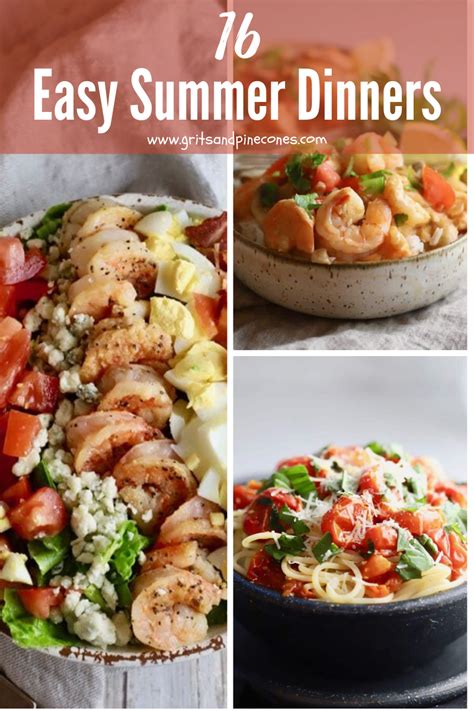 16 Easy Summer Dinner Ideas And Recipes Easy
