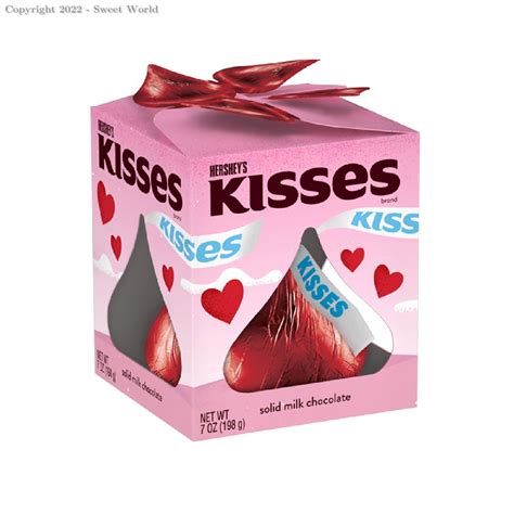 034000025183 hershey´s kisses solid milk chocolate candy valentine s day