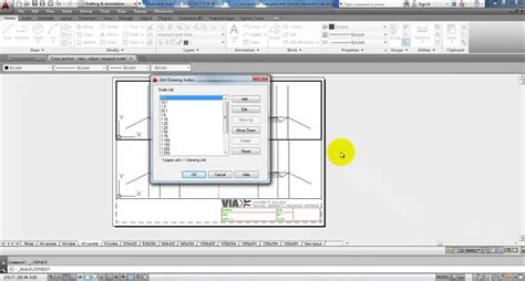 Autocad 2014multiple Viewports And Custom Viewport Scale Youtube