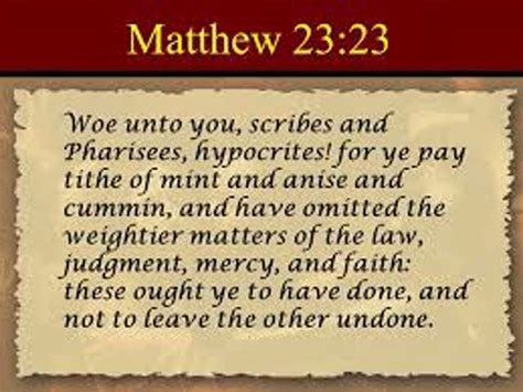 Matthew 2323 Read Bible Bible Kjv