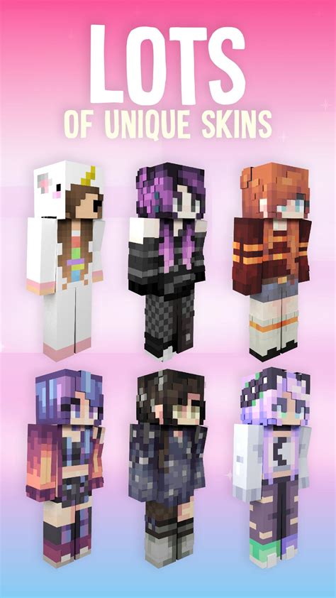 Скачать Cute Girls Skins For Mcpe Apk для Android