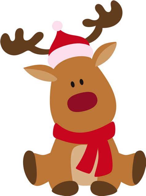 Dropbox Cricut Holidays Christmas My First Christmas Reindeer Clipart